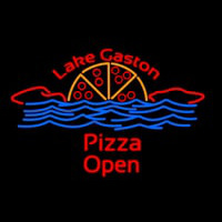 Custom Lake Gaston Pizza Open Neonreclame