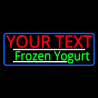 Custom Made Frozen Yogurt Neonreclame