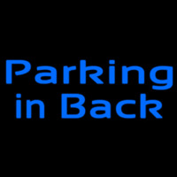 Custom Parking In Back 1 Neonreclame