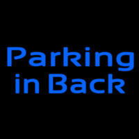 Custom Parking In Back 2 Neonreclame