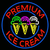 Custom Premium Ice Cream Neonreclame