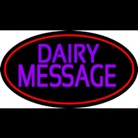 Custom Purple Dairy Neonreclame