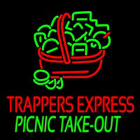 Custom Trappers E press Picnic Take Out Neonreclame