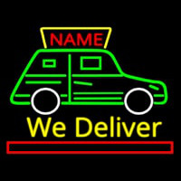 Custom We Deliver Van Neonreclame