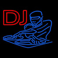 DJ Disc Jockey Disco Music Neonreclame