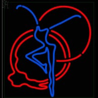 Dance Girl Logo Neonreclame
