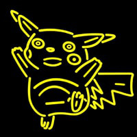 Dancing Pikachu Neonreclame