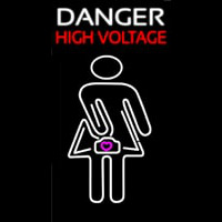 Danger High Voltage Neonreclame