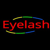 Deco Style Multi Colored Eyelash Neonreclame