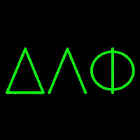 Delta Lambda Phi Neonreclame