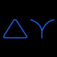 Delta Upsilon Neonreclame