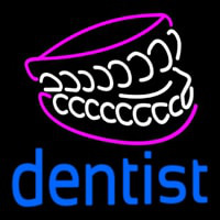 Dentist Tooth Logo Neonreclame