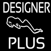 Designer Plus Girl Neonreclame