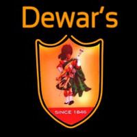 Dewars Scotchman Neonreclame