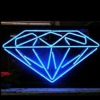 Diamond Winkel Open Neonreclame