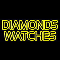 Diamonds Watches Neonreclame