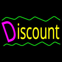 Discount With Border Neonreclame