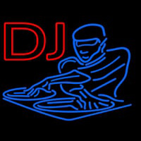Dj Disc Jockey Disco Music 2 Neonreclame