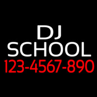 Dj School With Phone Number Neonreclame