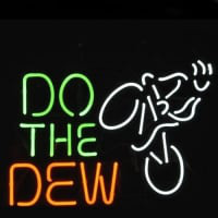 Do The Dew Mountain Bike Logo Bier Bar Neonreclame Kerstgeschenk Snelle verzending
