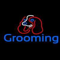 Dog Blue Grooming Neonreclame