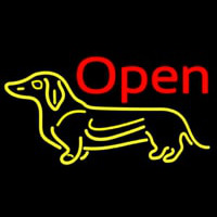 Dog Flashing Open 2 Neonreclame