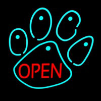 Dog Open Logo 4 Neonreclame