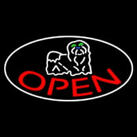 Dog Red Open 2 Neonreclame