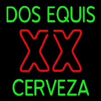 Dos Equis X  Cerveza 24 24 Beer Sign Neonreclame