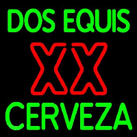 Dos Equis X  Cerveza Beer Sign Neonreclame