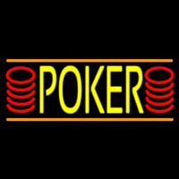 Double Storke Poker 6 Neonreclame