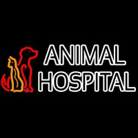 Double Stroke Animal Hospital Neonreclame