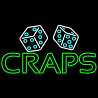 Double Stroke Craps With Dise Neonreclame