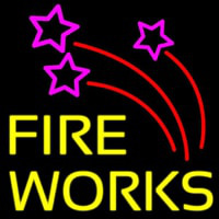 Double Stroke Fire Works 2 Neonreclame