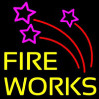 Double Stroke Fire Works 2 Neonreclame