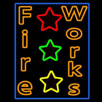 Double Stroke Fireworks Neonreclame