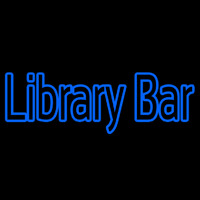 Double Stroke Library Bar Neonreclame
