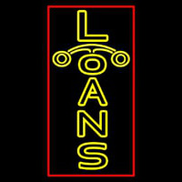 Double Stroke Loan With Red Border Neonreclame