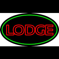 Double Stroke Lodge Neonreclame