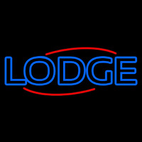 Double Stroke Lodge Neonreclame