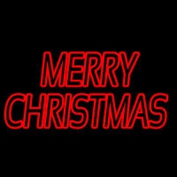 Double Stroke Merry Christmas Neonreclame