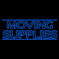 Double Stroke Moving Supplies Neonreclame