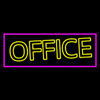 Double Stroke Office Pink Borer 1 Neonreclame