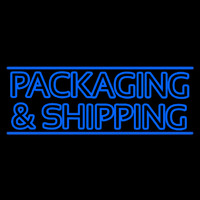 Double Stroke Packaging And Shipping Neonreclame