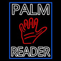 Double Stroke Palm Reader With Border Neonreclame