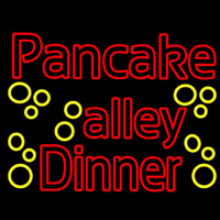 Double Stroke Pancake Alley Dinner Neonreclame