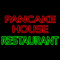 Double Stroke Pancake House Restaurant Neonreclame