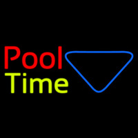 Double Stroke Pool Time With Billiard Neonreclame