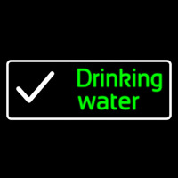 Drinking Water Neonreclame