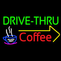 Drive Thru Coffee Neonreclame